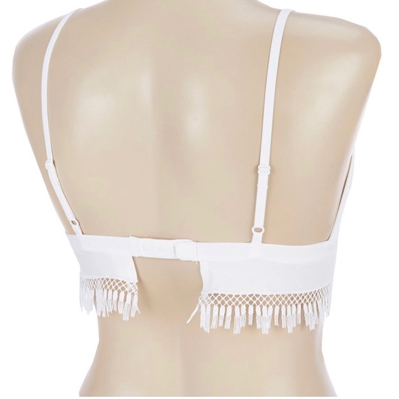 Jasmine and Ginger White Fringe Bralette - NWT - Picture 6 of 6